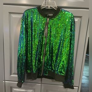 🖤💚NWT sequinned jacket 💙🖤